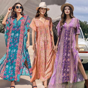 Women's Bohemian Dress Casual Vacation Beach Dress