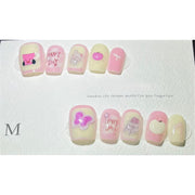 1078 Handmade Nail Wear Nail Art Reusable Press on Nails False Nails