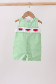 Green watermelon embroidery jonjon