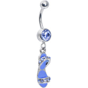 Blue Gem Beach Sandal Belly Ring