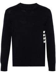 Thom Browne Men 4-Stripe Detail Sweater