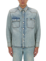 Valentino Men Denim Shirt
