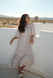 PRINT WRAP DRESS