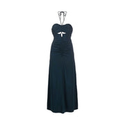 Self-Portrait Cut-Out Ruched Maxi Dress Women
