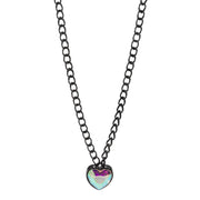 Heart Stone Pendant Necklace