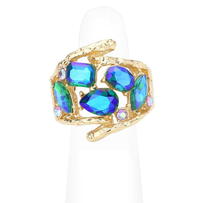 Multi Stone Stretch Ring