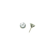 14k Yellow Gold 3.50 ct Cubic Zirconia Round Earrings