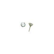 14k Yellow Gold 1.25 ct Cubic Zirconia Round Earrings