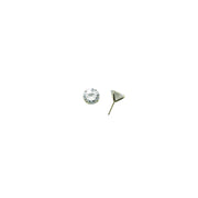 14k Yellow Gold 1.90 ct Cubic Zirconia Round Earrings