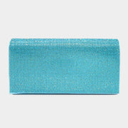 Bling Solid Evening Clutch Crossbody Bag