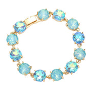 Round Stone Link Evening Bracelet