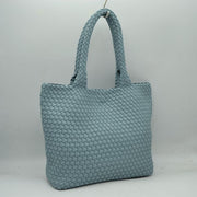 Woven Tote Bag with Matching Zipper Pouch