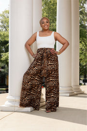 Wild Ambitions Leopard Print Jumpsuit