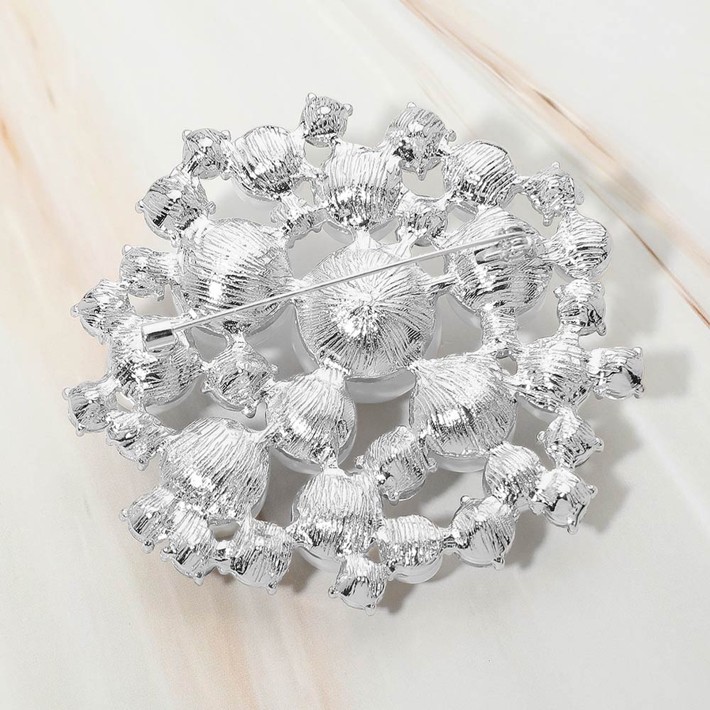 Pearl Cluster Pin Brooch