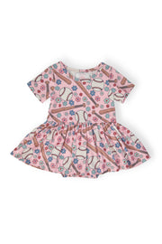 Batter Up S/S Twirl Bodysuit