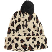 Baby Leopard Single Pom C.C Beanie