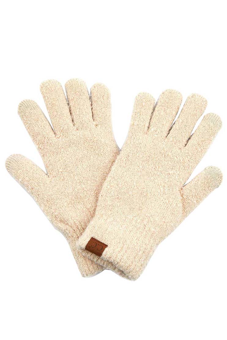 C.C Solid Boucle Gloves