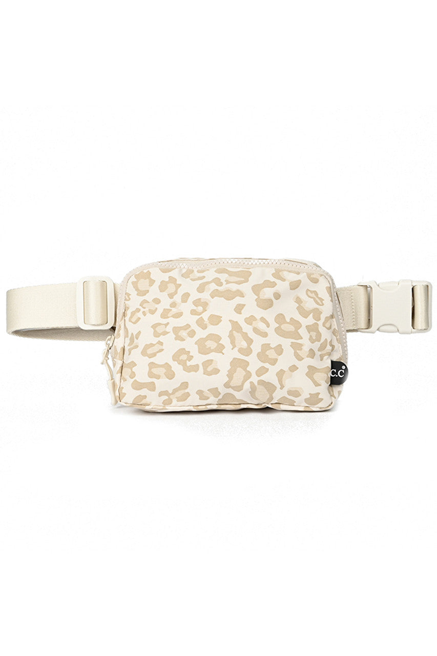 C.C Leopard Pattern Fanny Pack