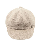 C.C Solid Knitted Newsboy Cap Winter Hat