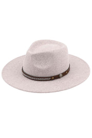 C.C Vegan Felt Metal Logo Heather Color Hat