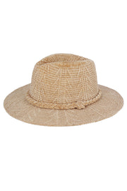 Chenille Pattern and Braided Band Winter Fedora