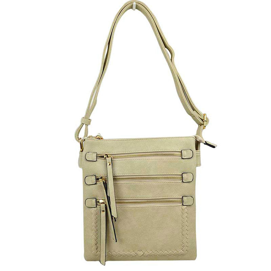 Fashionable Women's Soft Faux Leather Crossbody Purse Shoulder Bag