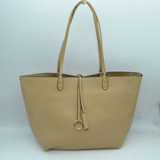 Classic Trapeze Tote Bag with Dual Handles and Ring Detail