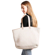 Herringbone Tote Bag