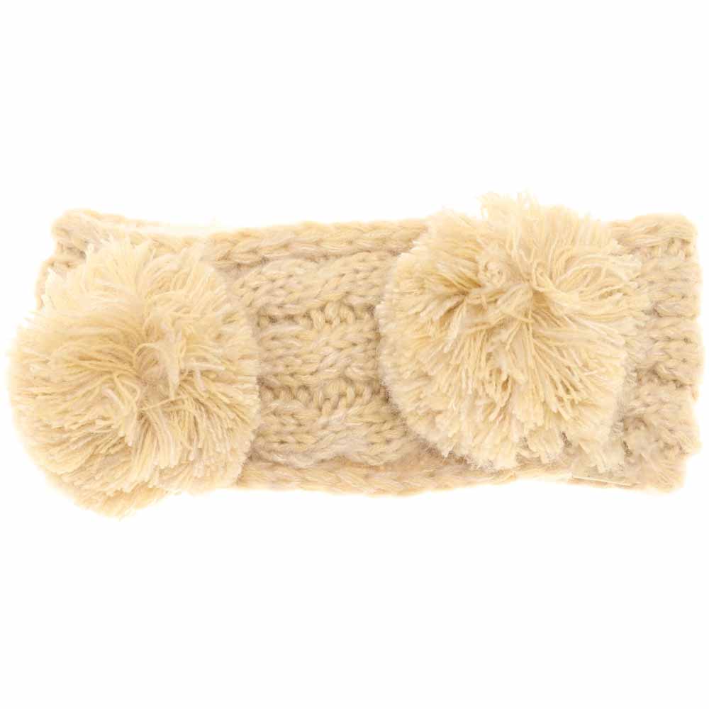 KIDS Multi-tone Double Pom C.C Head Wrap