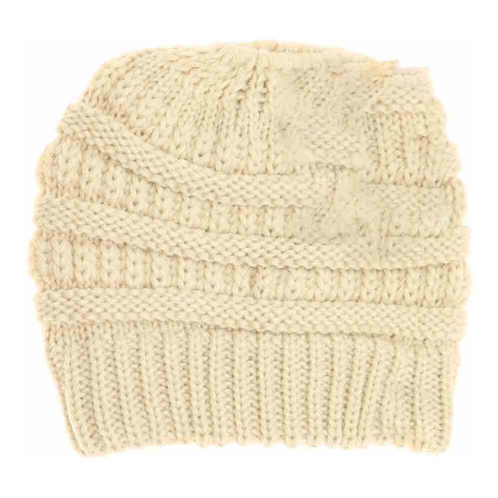 Kids Solid Classic C.C Beanie Tail