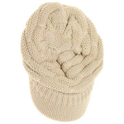 Ribbed Knit C.C Hat with Brim