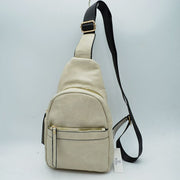 Zippered Crossbody Sling Bag with Adjustable Strap