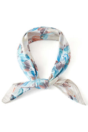 Big Flower Pattern Print Bandana Summer Scarf