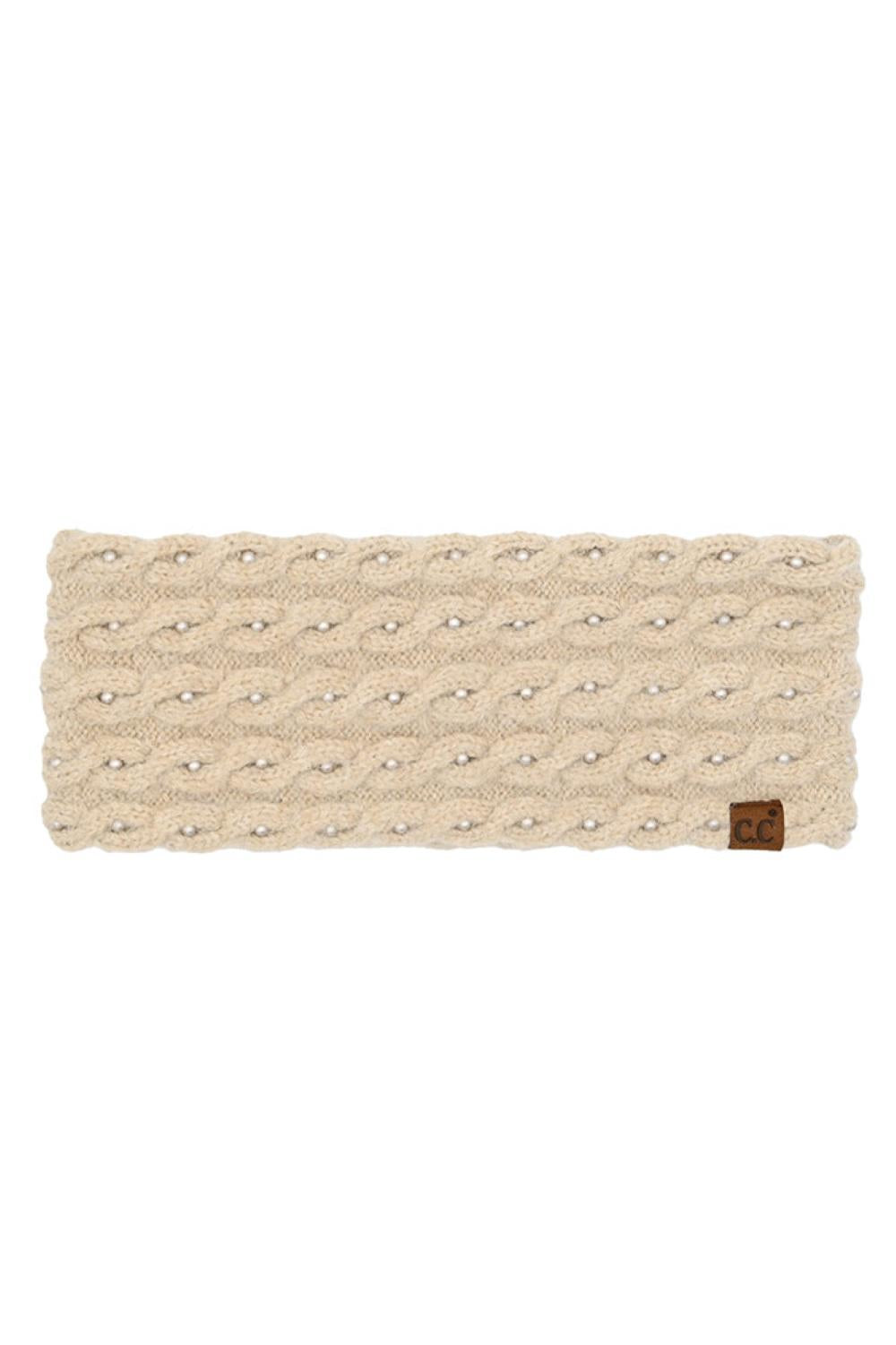 C.C Pearl Embellishments Head Wrap