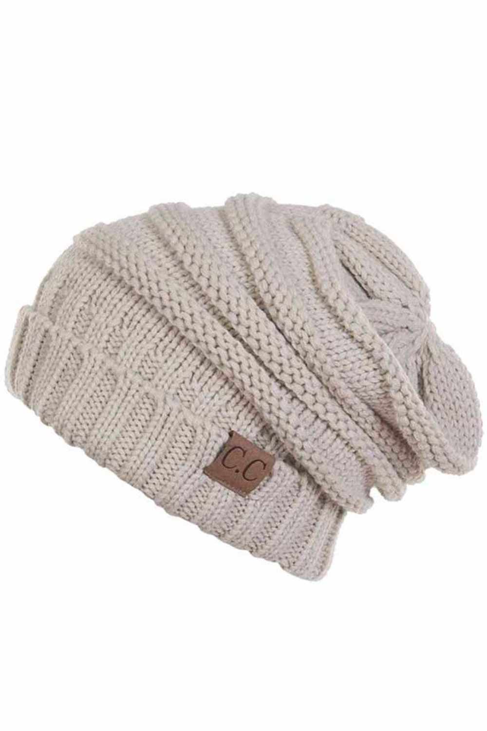 C.C Oversize Slouchy Knitted Beanie