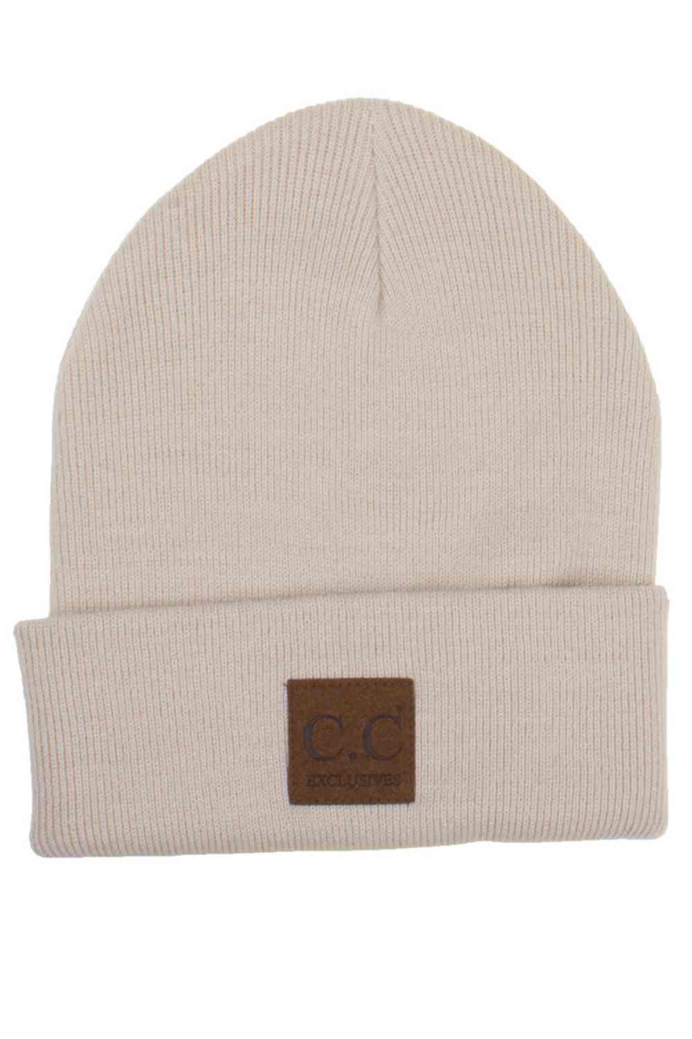 C.C Unisex Classic Basic Solid Color Beanie