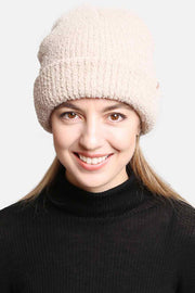 Double Layered Solid Beanie