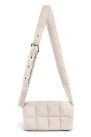 Sleek Quilted Puffer Crossbody Bag