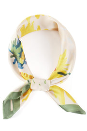 Sunflower Pattern Print Bandana Scarf