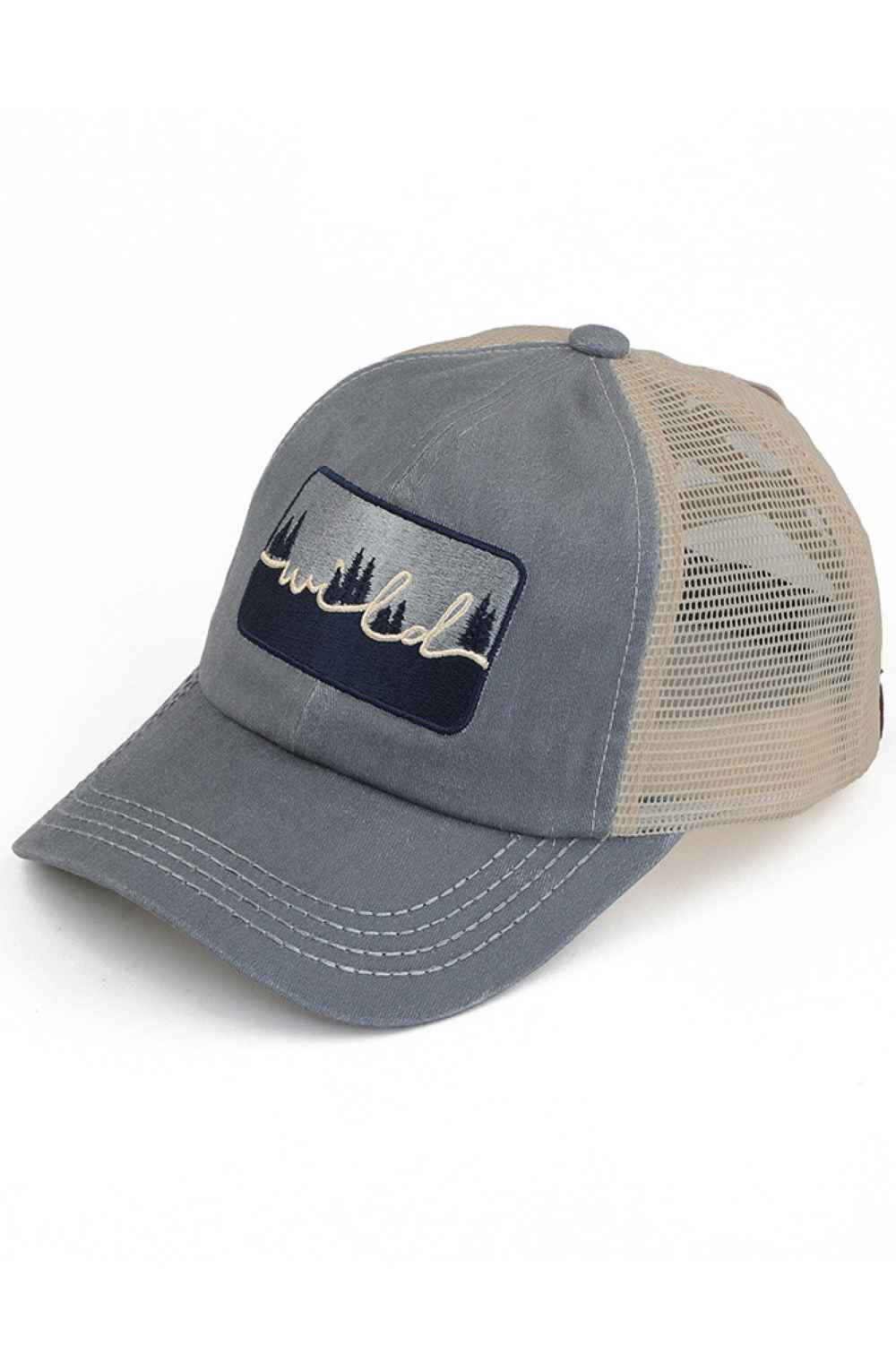 C.C Wild Patch Criss-Cross Pony Cap