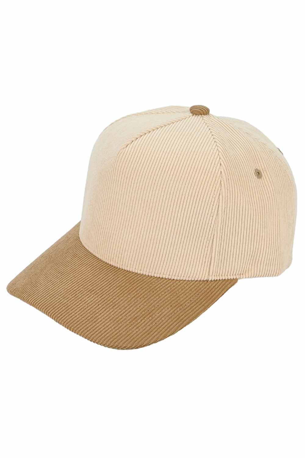 C.C Two Tone Corduroy Trucker Cap
