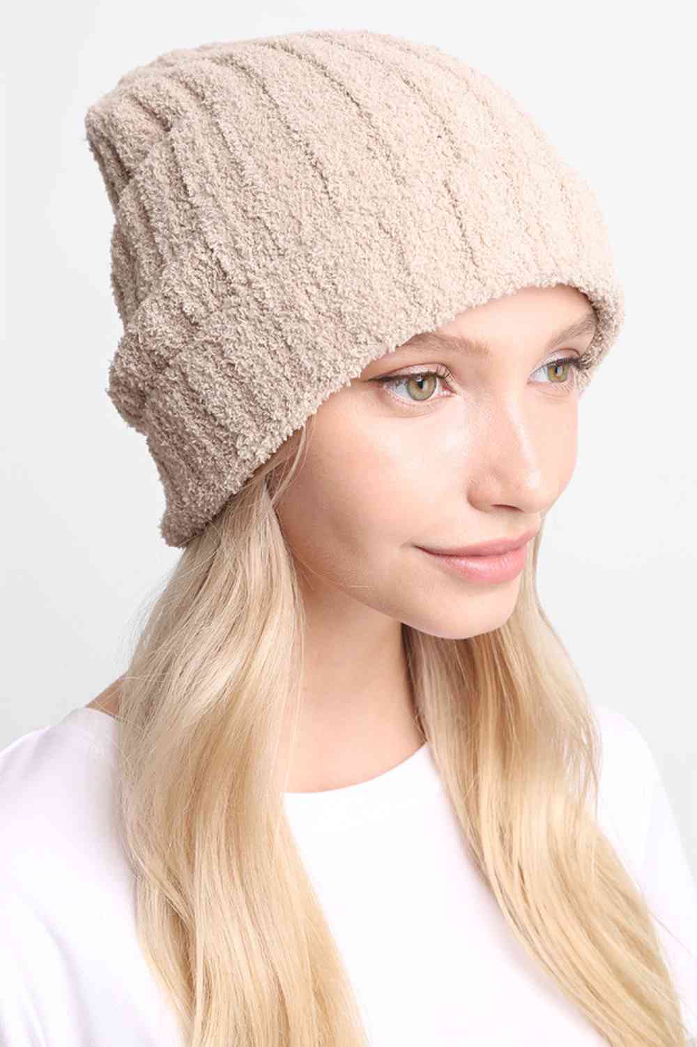 Ribbed Solid Beanie