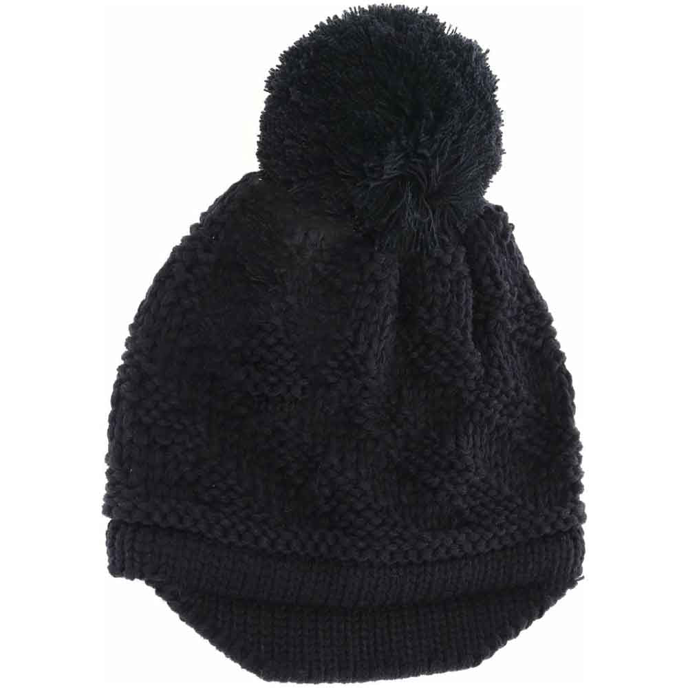 BABY Brim C.C Beanie Hat with Pom