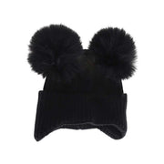 BABY Ear Flap Double Pom C.C Beanie