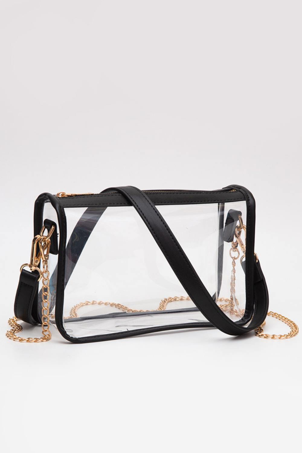 Women's Clear Rectangle Stadium Concert Crossbody Bag