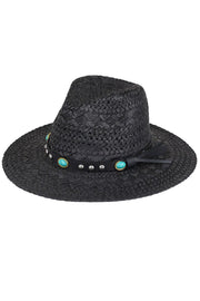 Beaded Band Straw Handmade Sun Hat