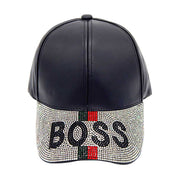 Bling Boss Message Baseball Cap