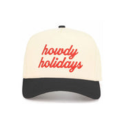 C.C HOWDY HOLIDAYS Letter Embroidered Christmas Theme Trucker Hat Baseball Cap