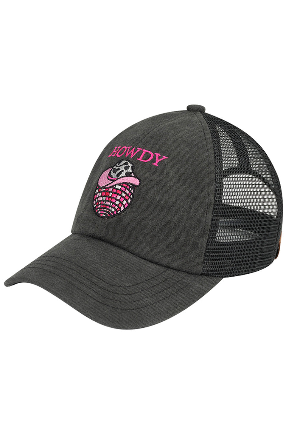 C.C Howdy Discoball Embroidered Baseball Cap