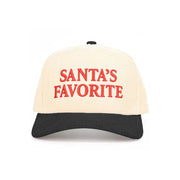 C.C SANTAS FAVORITE Letter Embroidered Trucker Cap